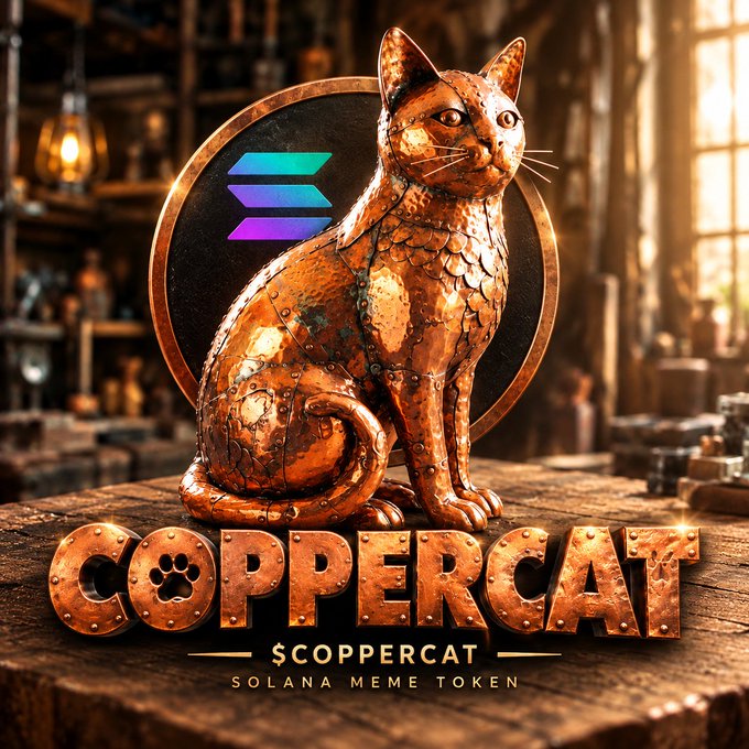 Close-up of the Copper Cat mascot